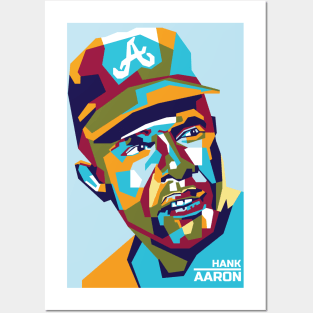 Popart Abstract Hank Aaron in WPAP Posters and Art